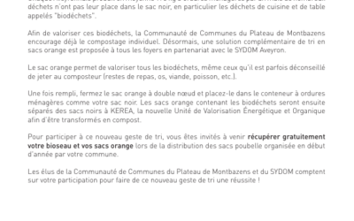 TRIONS LES BIODÉCHETS