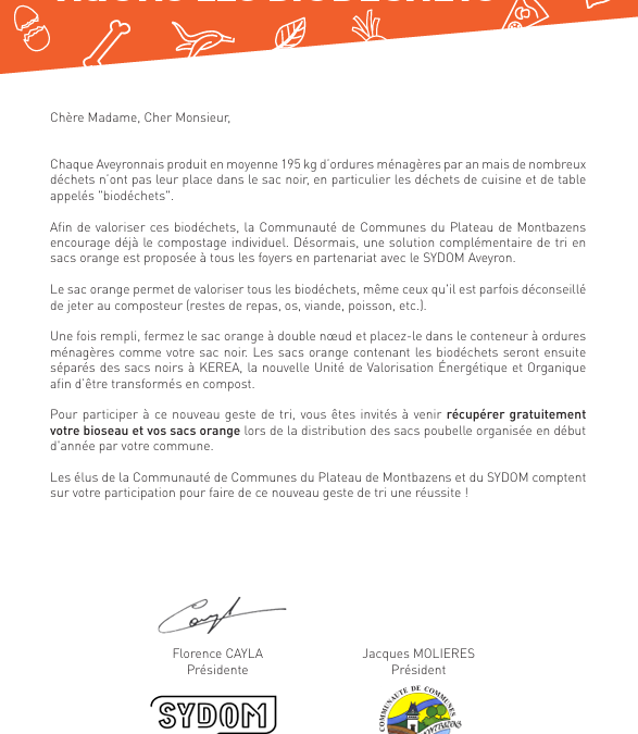 TRIONS LES BIODÉCHETS