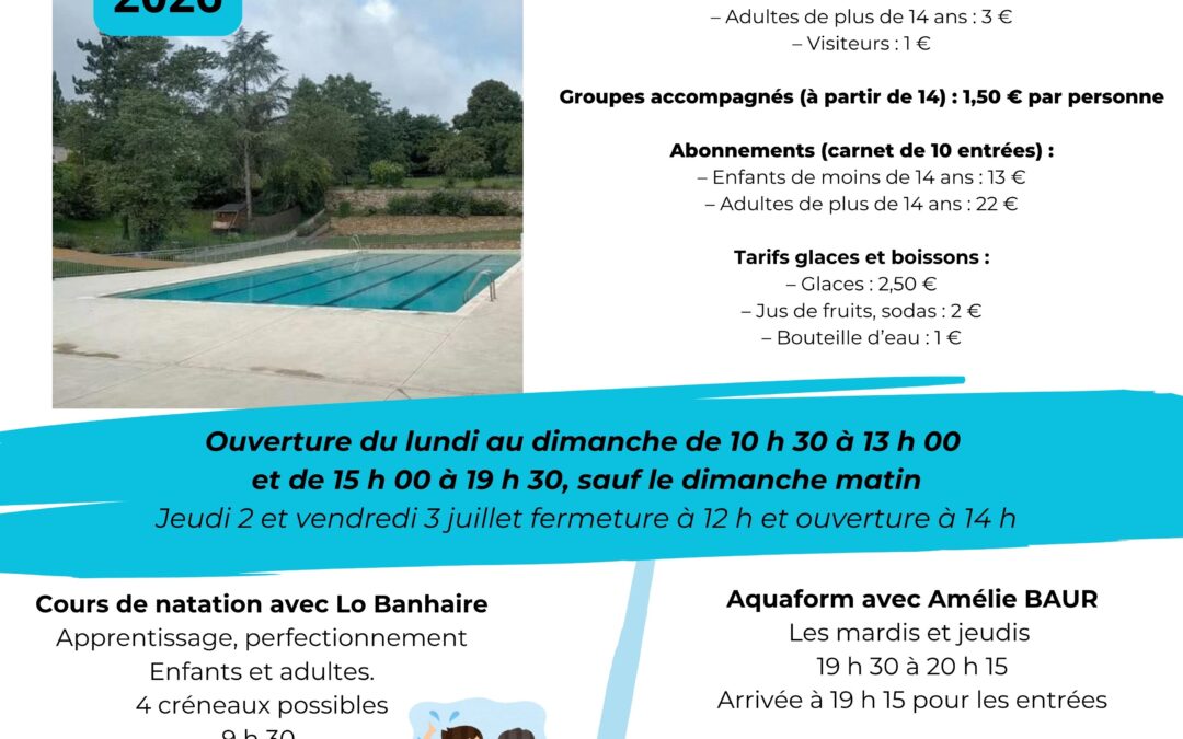 Piscine intercommunale à Montbazens